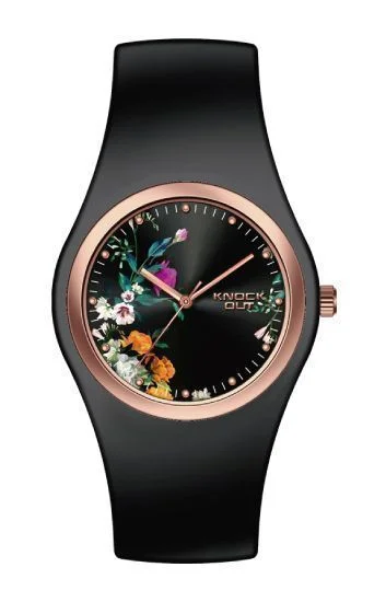 Reloj Knock Out Analogos Caucho Dama 8449.830