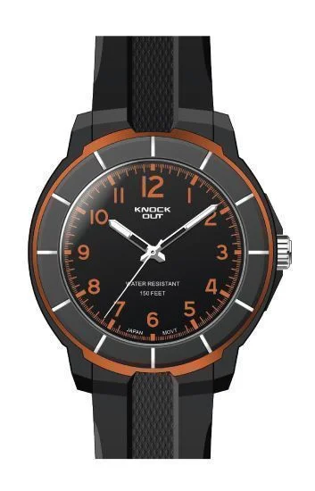 Reloj Knock Out Analogos Caucho Hombre 8455.034