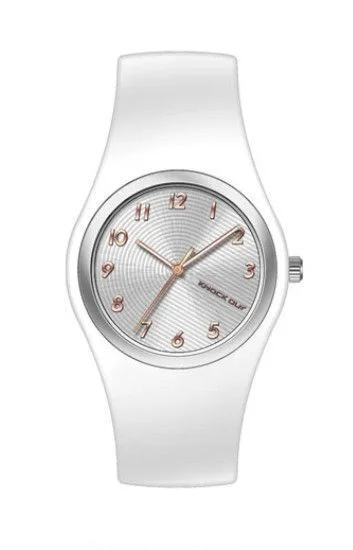 Reloj Knock Out Analogos Caucho Dama 8449.105