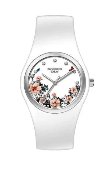 Reloj Knock Out Analogos Caucho Dama 8449.106