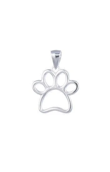 Dije Colgante de Huella de Perro