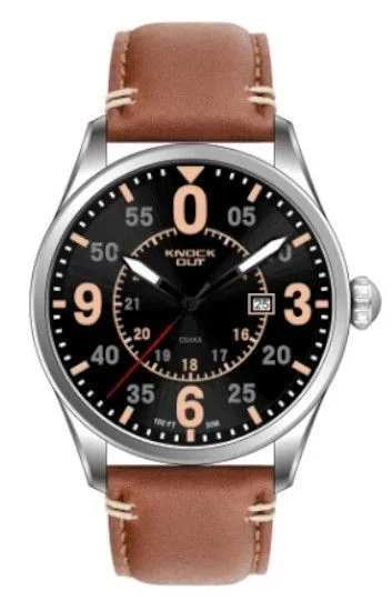 Reloj Knock Out Cuero Hombre 2609.044
