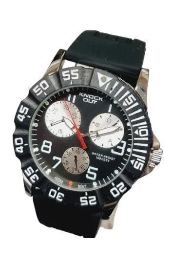 Reloj Knock Out Analogos Caucho Hombre 8464.036