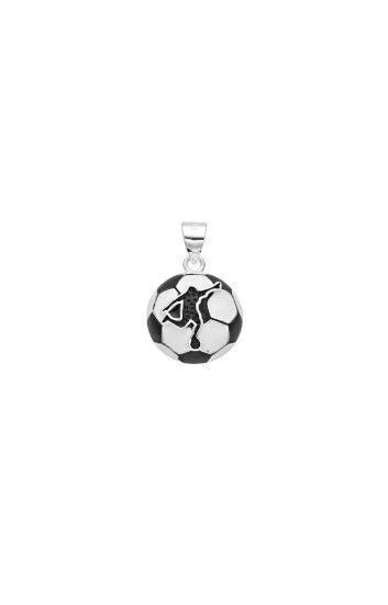 Dije de Pelota de F tbol Esmaltada con Jugador