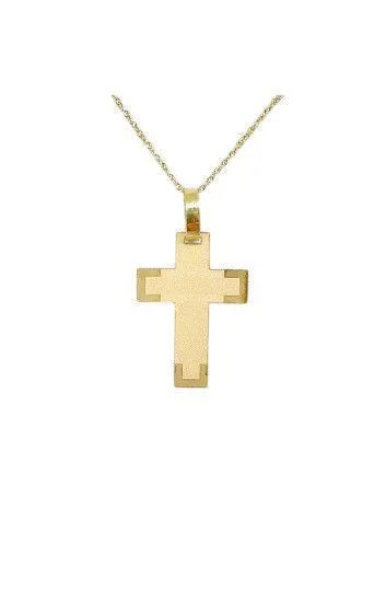 Cruz Arenada y Puntas Espejo 10x14mm