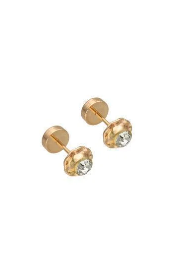 Abridor Enchapados 20 Kt. Strass Mediano
