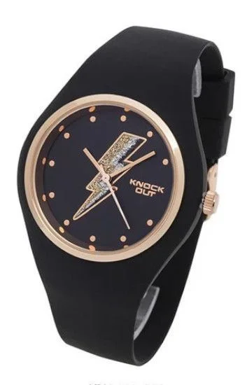 Reloj Knock Out Analogos Caucho Dama 8469.903